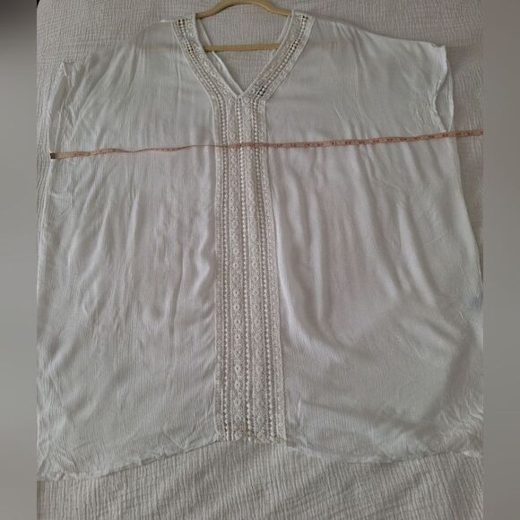 Swim cover L white, gauzy - Picture 6 of 9